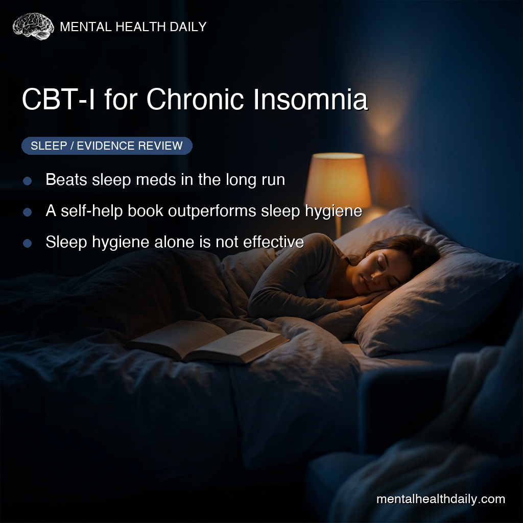 CBT-I for Chronic Insomnia: What the Evidence Says
