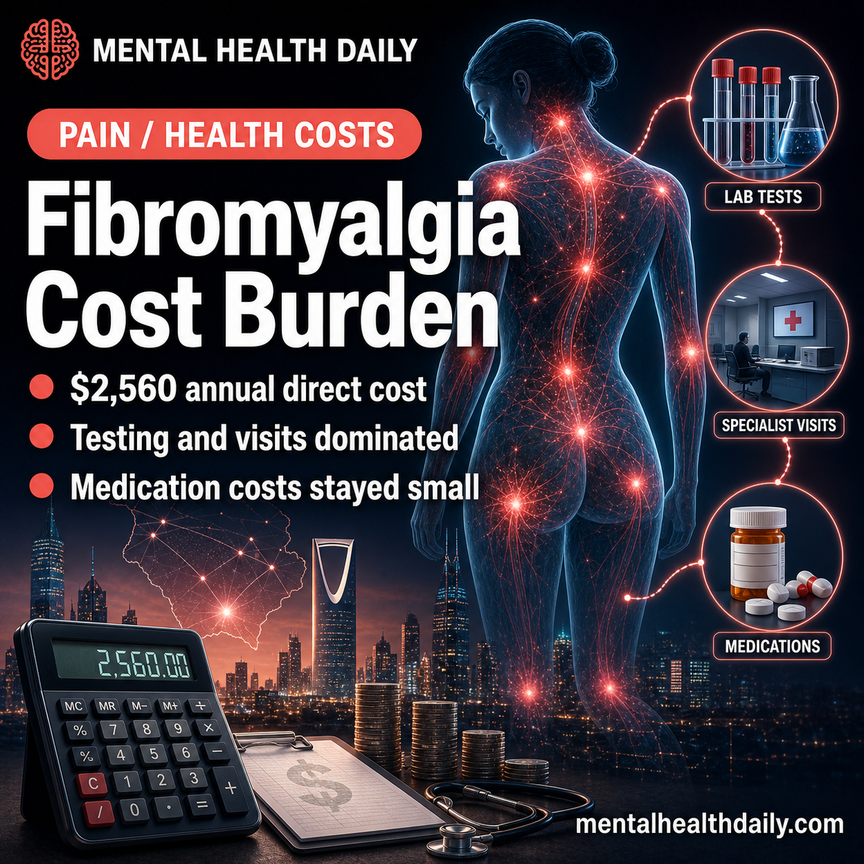 Fibromyalgia Costs in Saudi Arabia: $2,560 Annual Direct Medical Cost
