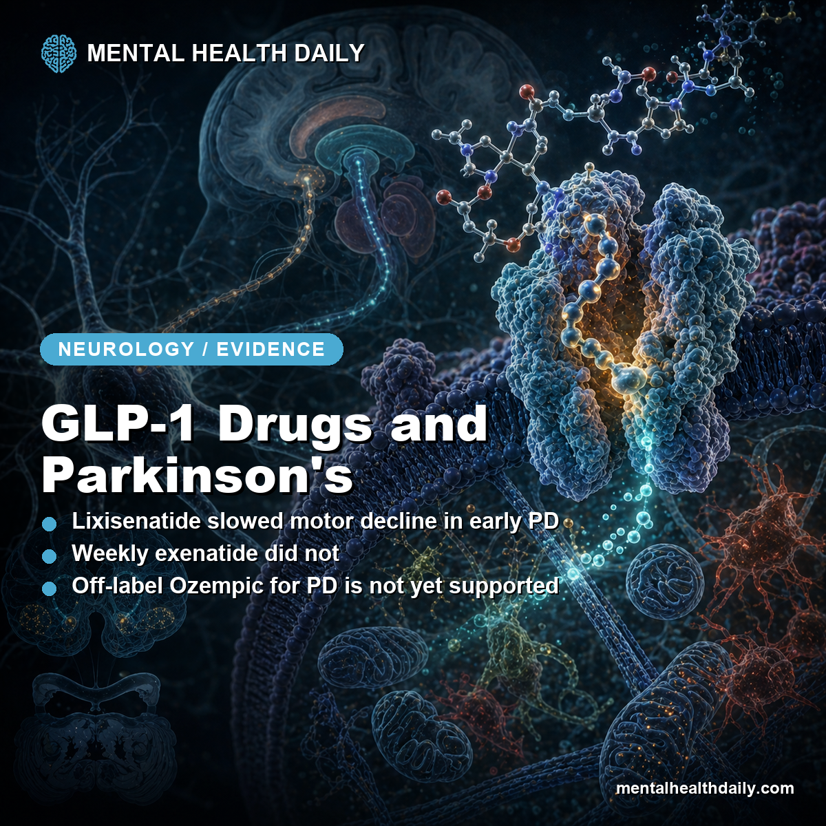 Can GLP-1 Drugs Slow Parkinson’s Disease? Evidence from 5 Trials