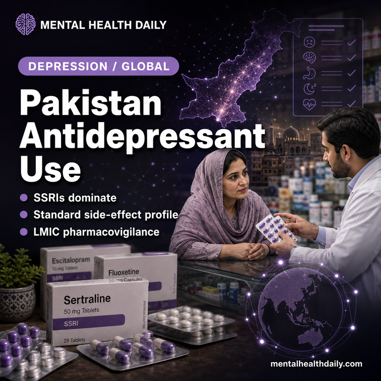 Antidepressant Use in Pakistan (2026): SSRI Prescribing Patterns and Patient-Reported Side Effects