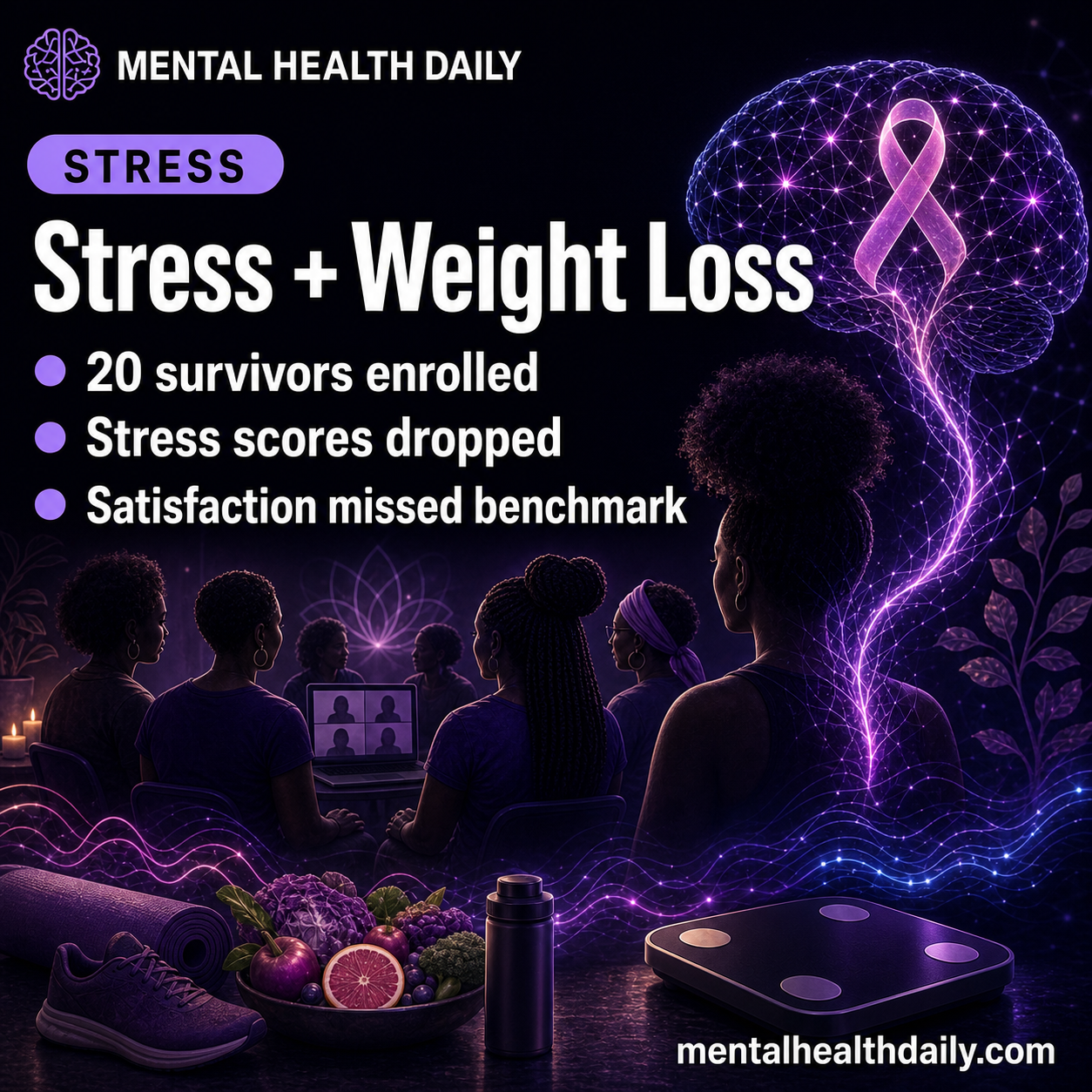 Survivors RESET Reduced Stress, Weight in Black Breast Cancer Survivors