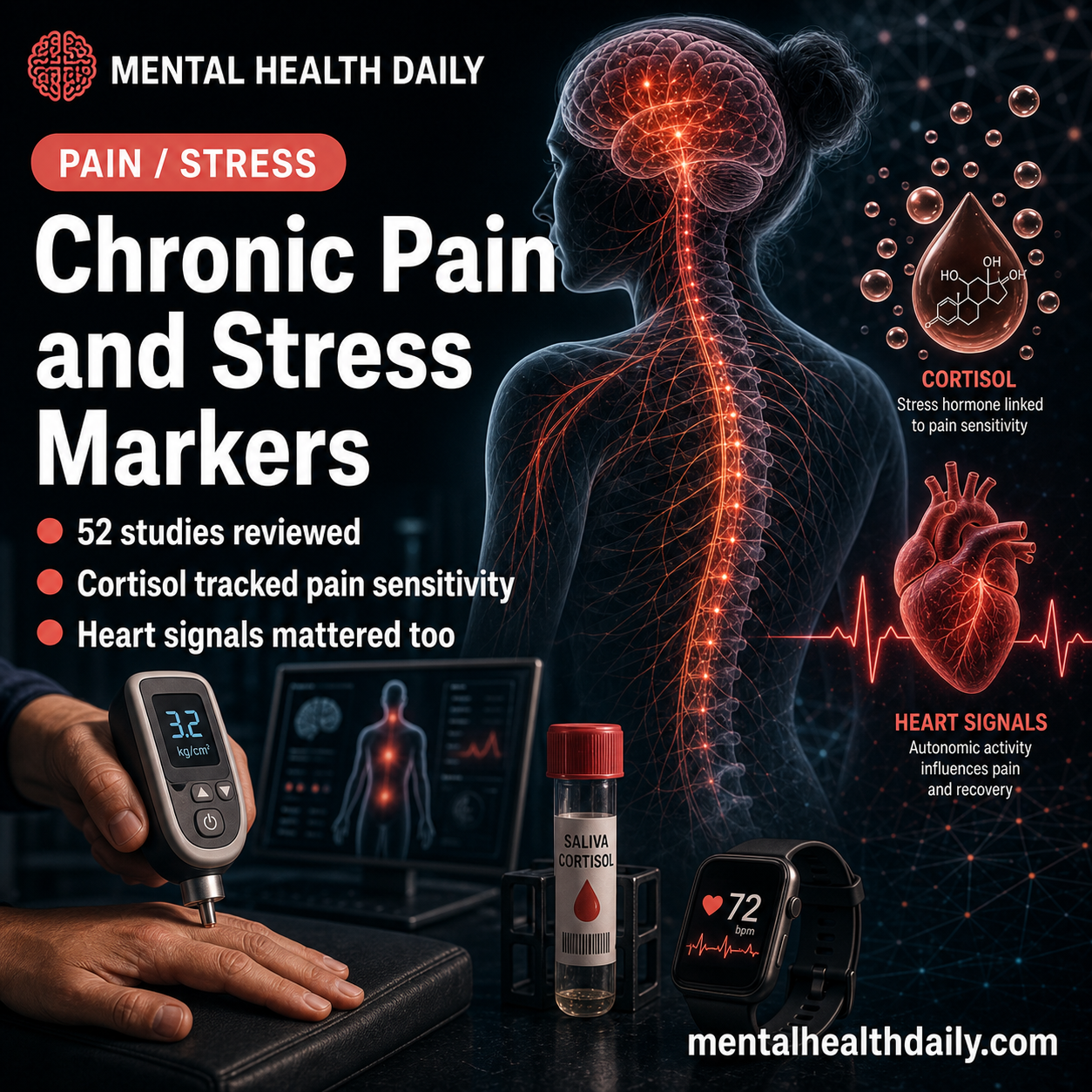 52-chronic-pain-studies-link-cortisol,-heart-rate,-hrv