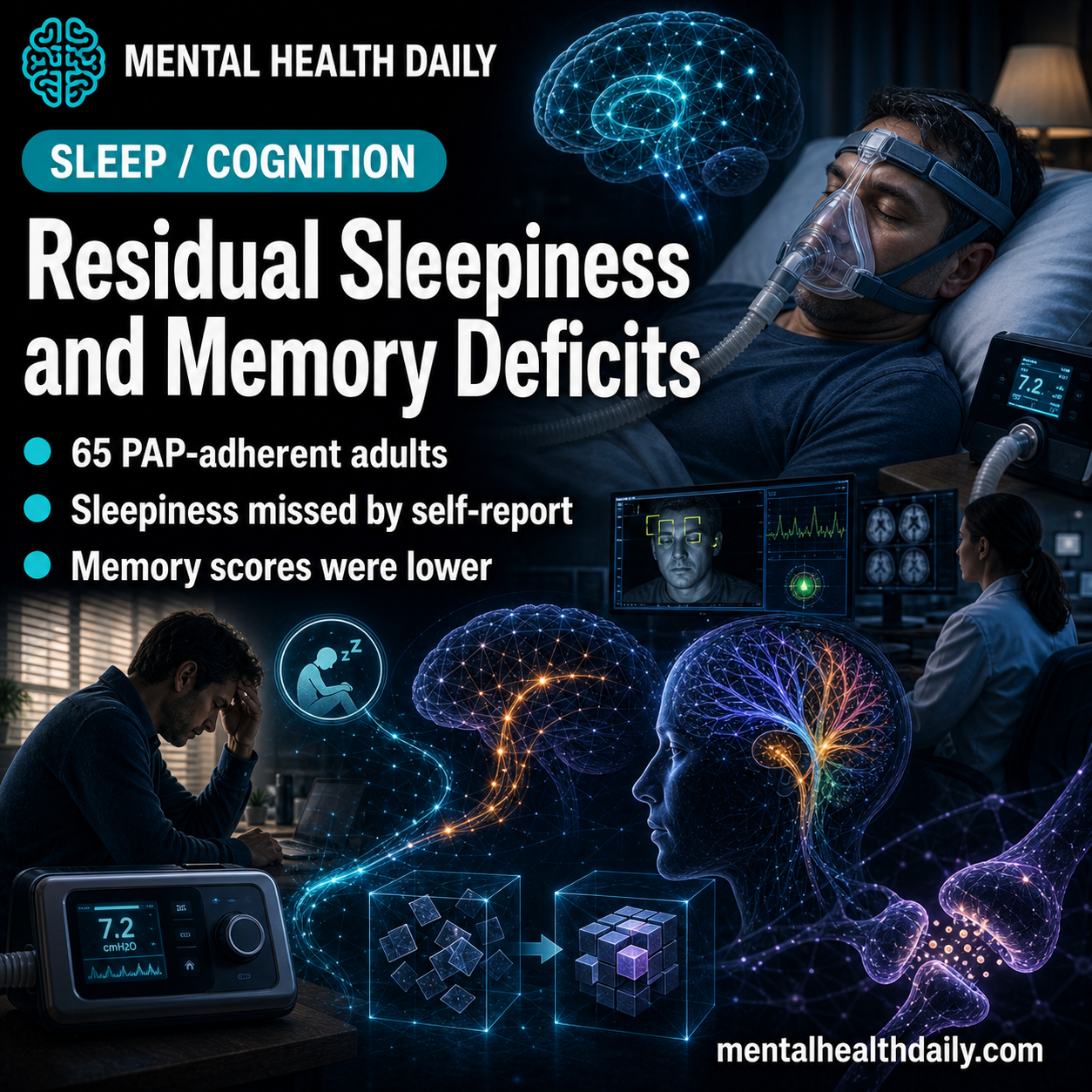 residual-sleepiness-in-treated-sleep-apnea-linked-to-memory-deficits