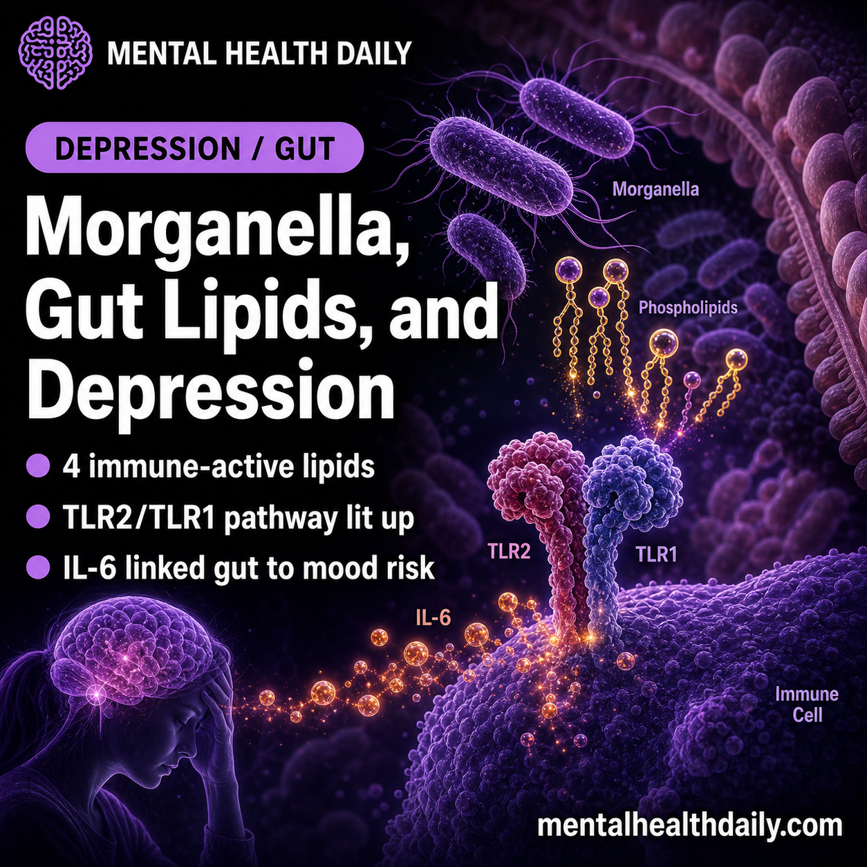 morganella-phospholipids-triggered-il-6-in-depression-mechanism-study