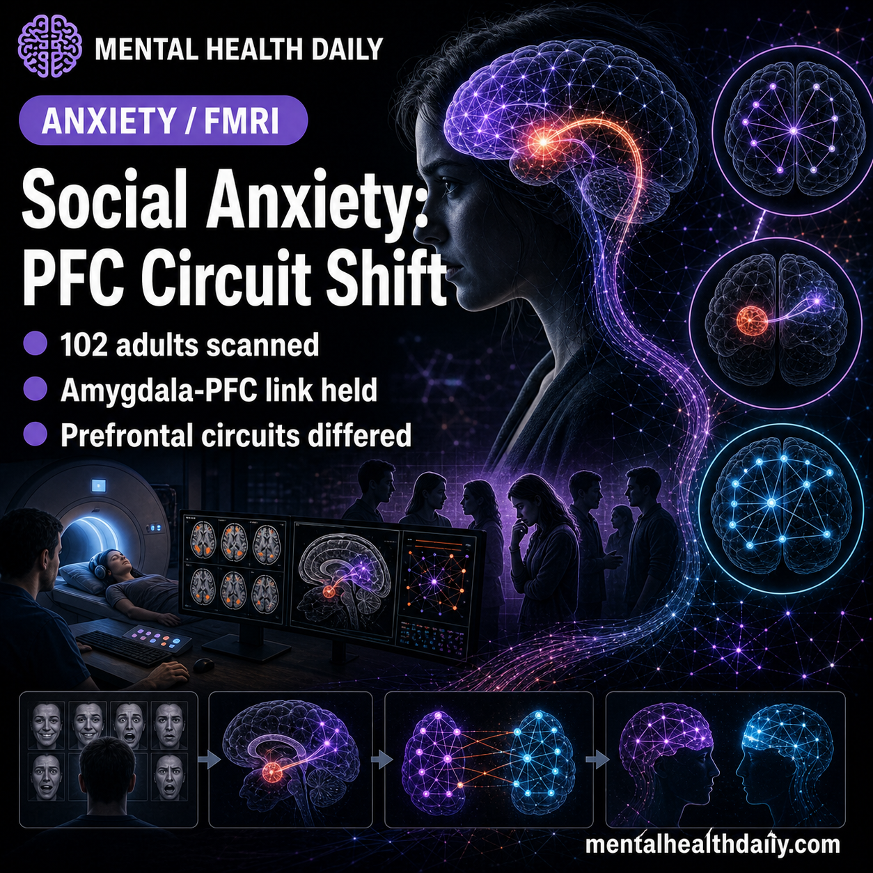 Social Anxiety: Prefrontal Connectivity Differs but Amygdala-PFC Doesn’t