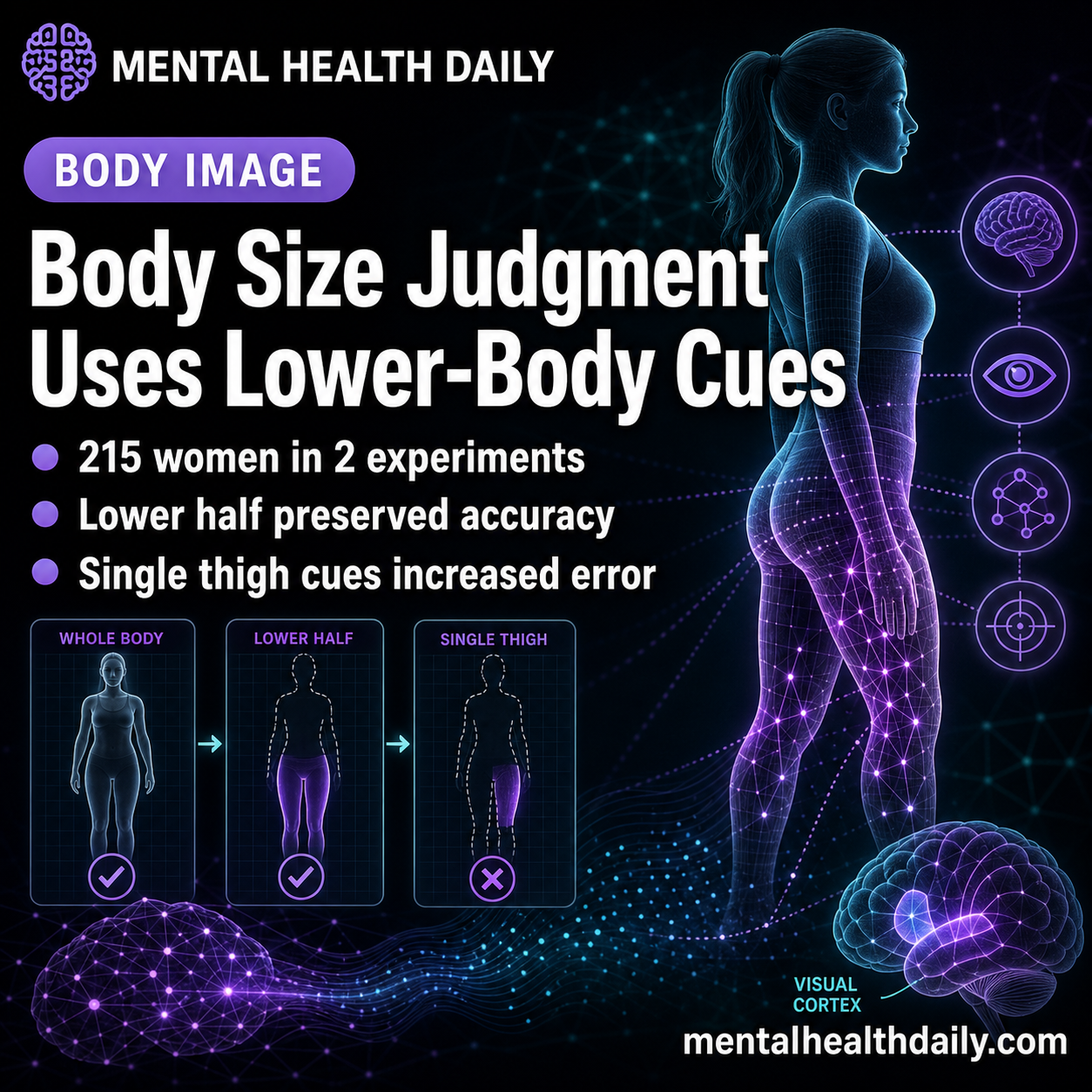 Female Body Size Judgments Depend on Lower-Body Visual Cues