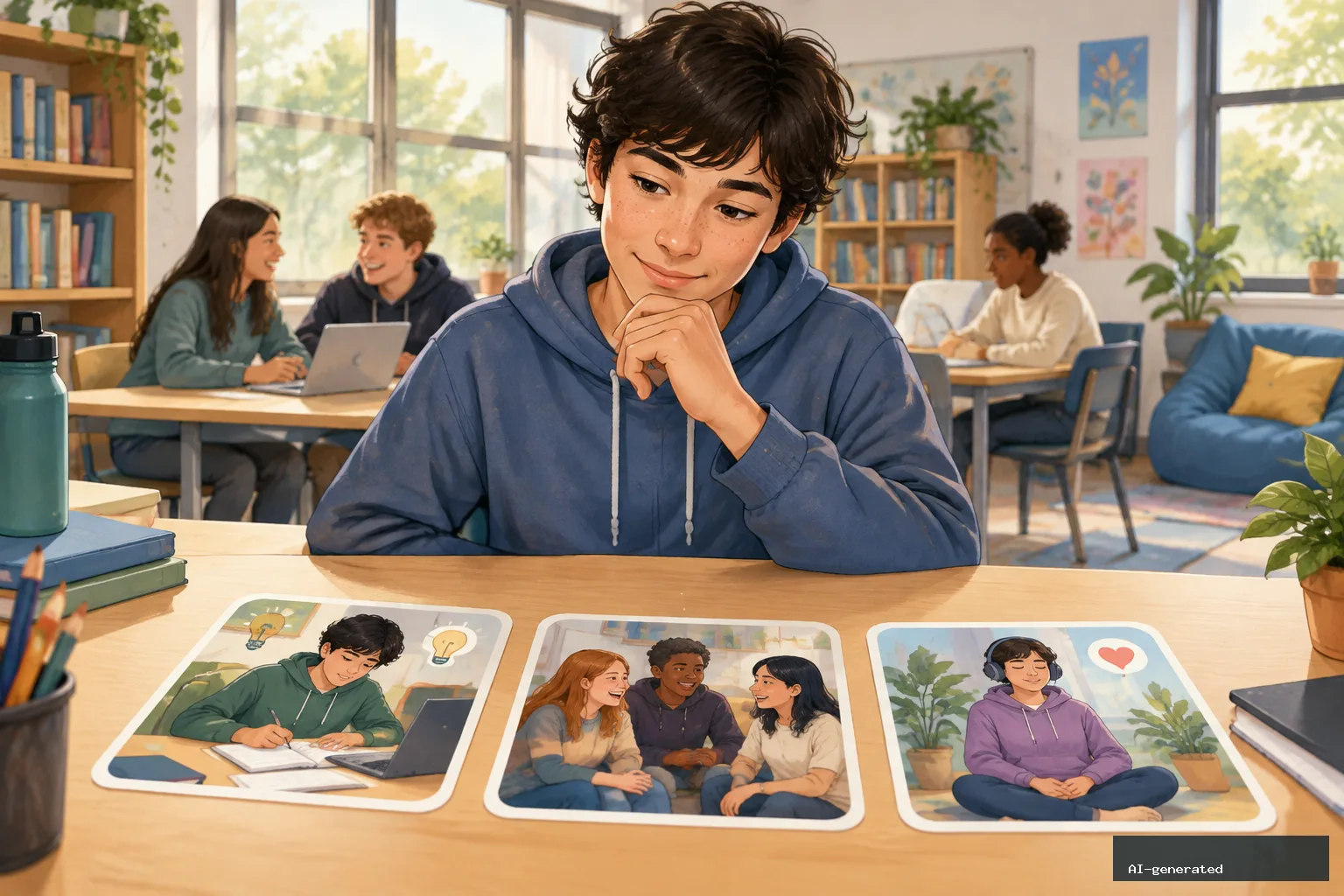 What may shape autistic pupils’ feelings about school — AI-generated editorial image