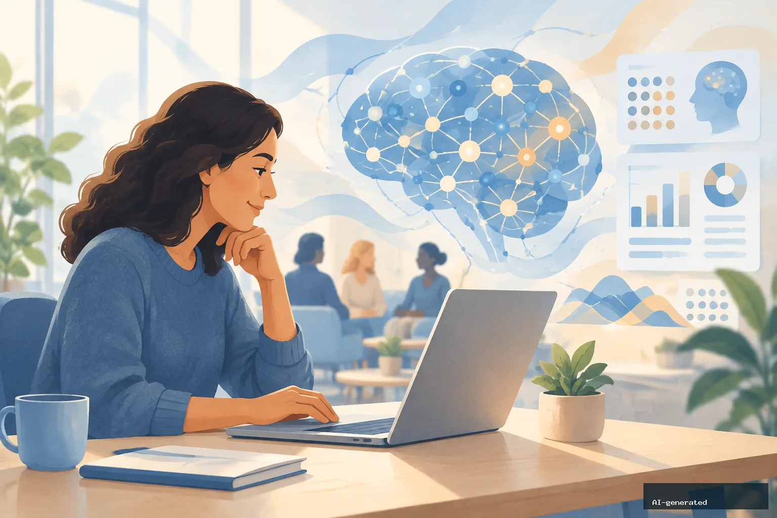 What the Available Record Shows About a New Antidepressant Brain-Connectivity Study — AI-generated editorial image
