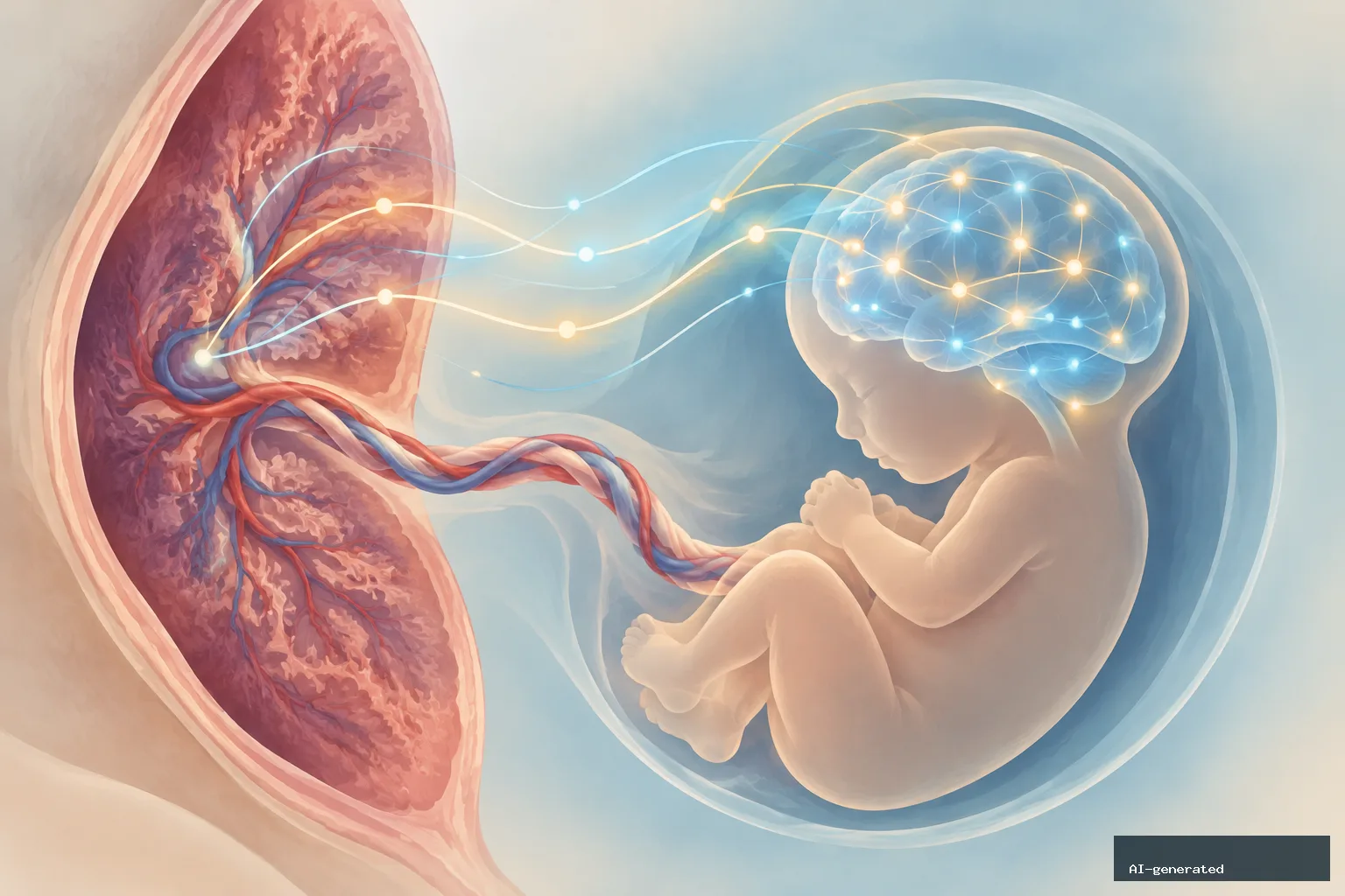 Placental Inflammation Was Associated With Differences in Fetal Brain Connectivity, Study Finds