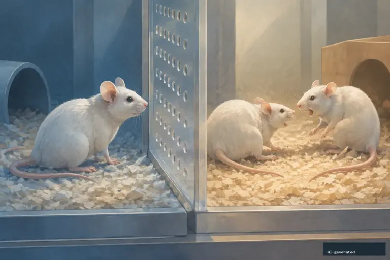 Seeing Another Mouse Attacked Produced a Distinct, Milder Stress Pattern