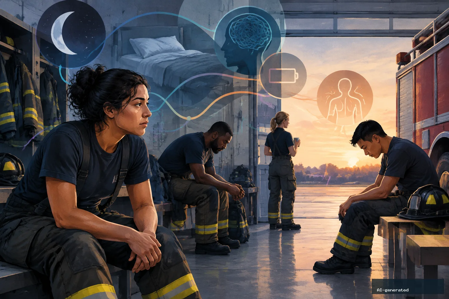 Sleep and Fatigue Stand Out in Study of Depression and PTSD Symptoms Among Firefighters