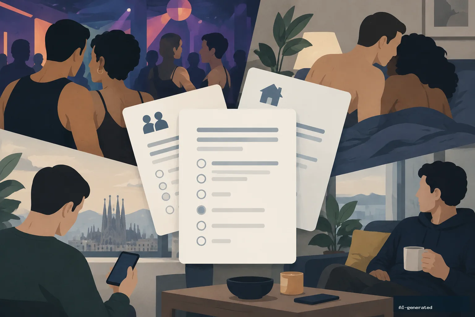 Spanish Web Survey Finds Sexualized Drug Use Reported by About 1 in 7 Participants — AI-generated editorial image