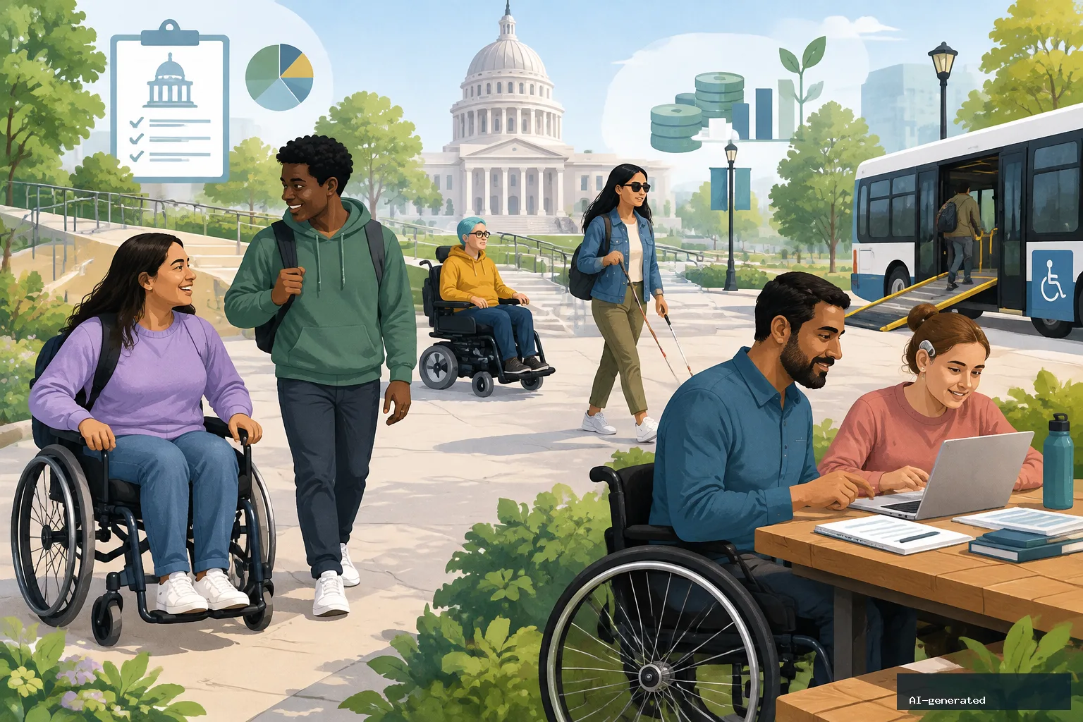 Targeting ADHD and autism claims would not deliver major Pip savings, Resolution Foundation says — AI-generated editorial image